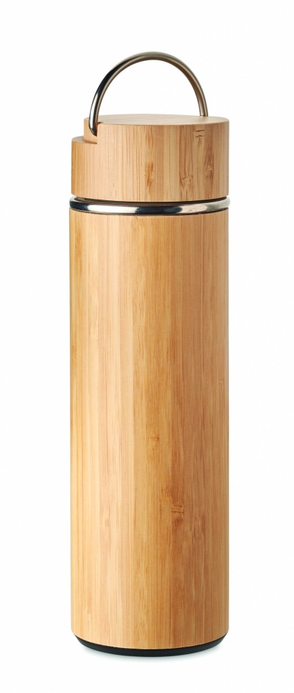 Logotrade promotional giveaway image of: Double wall flask 400 ml TAMPERE