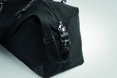Logo trade promotional items image of: Weekend bag in canvas 340gr/m²