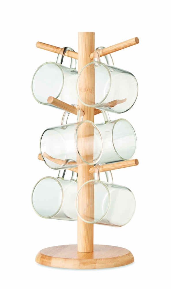 Logotrade promotional giveaway picture of: Bamboo cup set holder