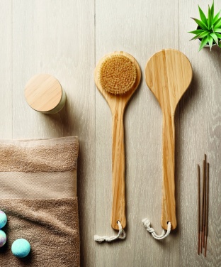 Logo trade corporate gifts picture of: Bamboo bath brush