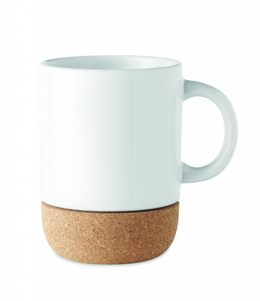 Logo trade promotional items image of: Sublimation mug with cork base