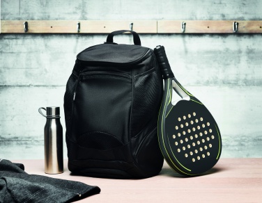 Logo trade promotional merchandise picture of: 600D RPET sports rucksack