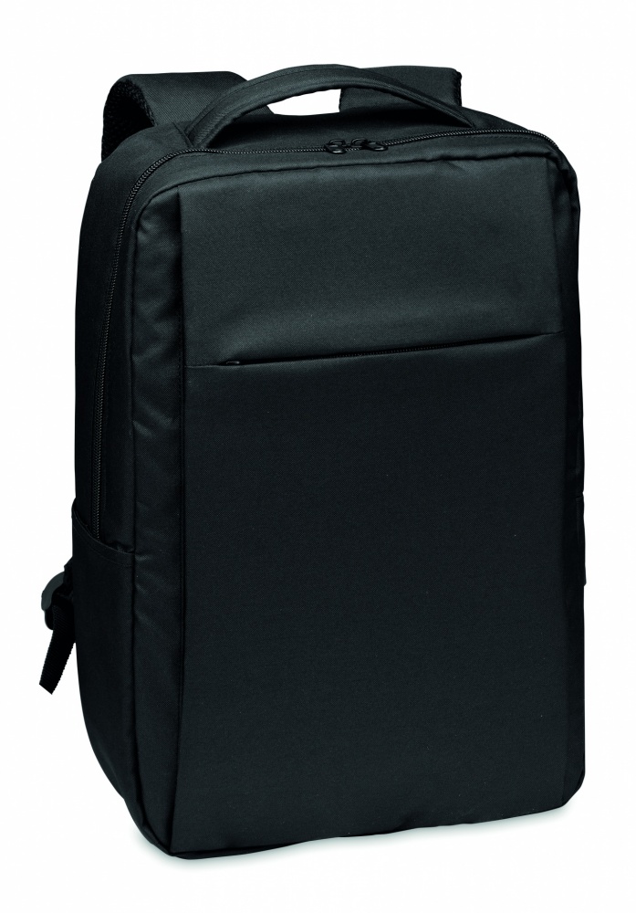 Logotrade promotional giveaway image of: Laptop backpack in 300D RPET