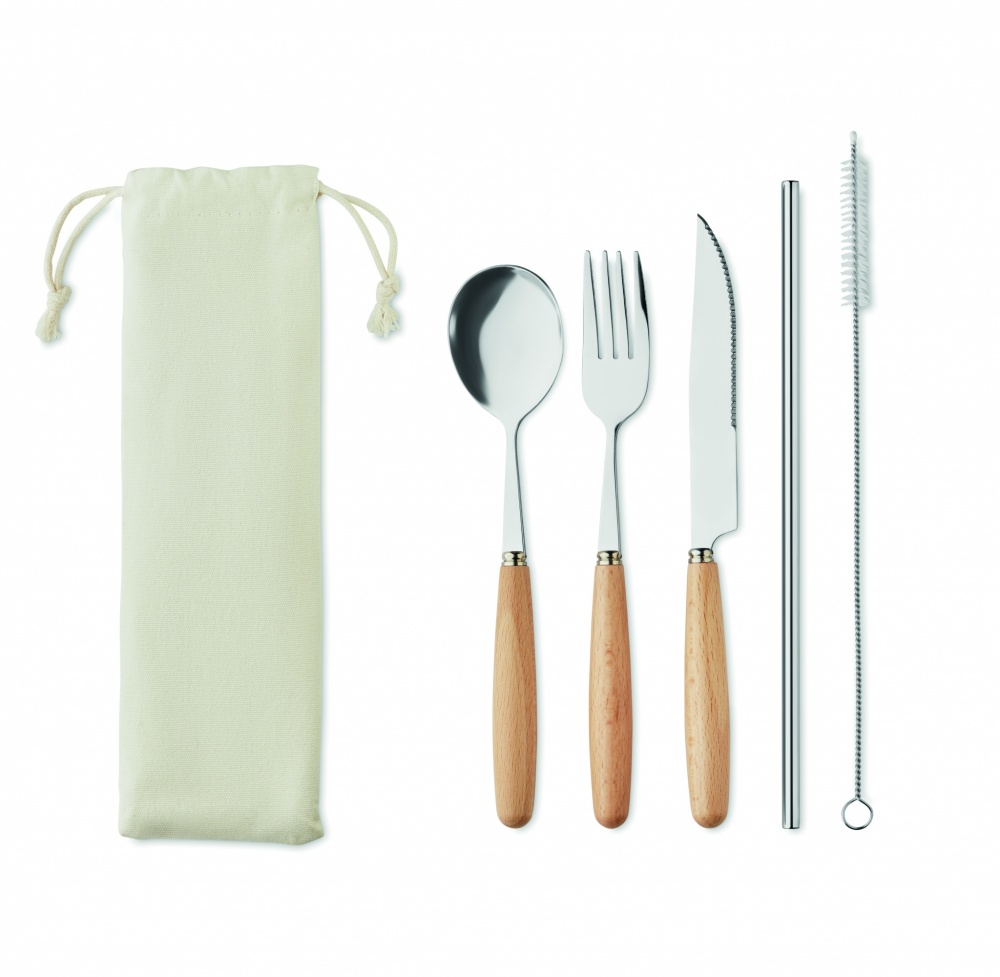Logotrade promotional merchandise image of: Cutlery set stainless steel