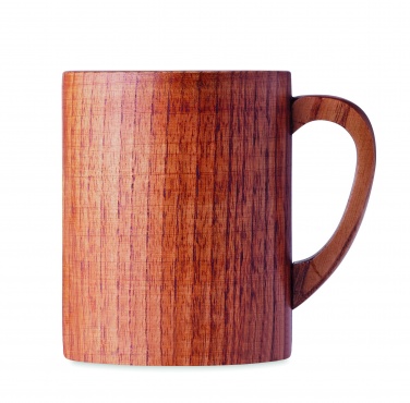 Logo trade advertising products image of: Oak wooden mug 280 ml