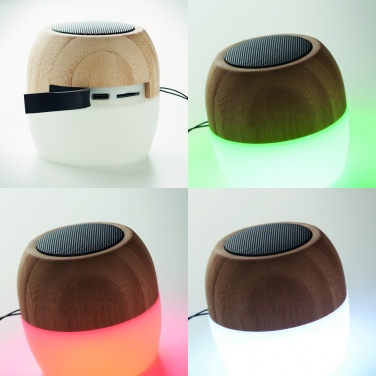 Logotrade corporate gift picture of: 5.0 wireless bamboo speaker