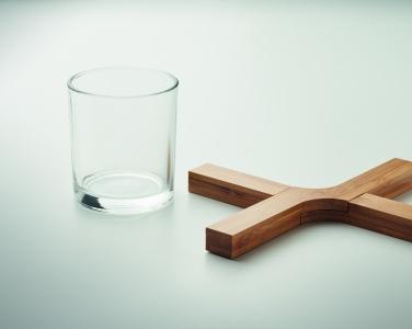 Logotrade corporate gift picture of: Bamboo foldable pot stand