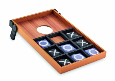 Logo trade promotional merchandise image of: Double sided MDF game set