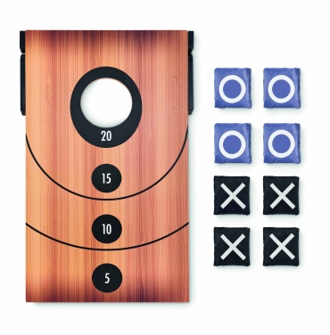 Logo trade promotional giveaways picture of: Double sided MDF game set