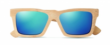 Logotrade advertising product picture of: Sunglasses and case in bamboo KEILA