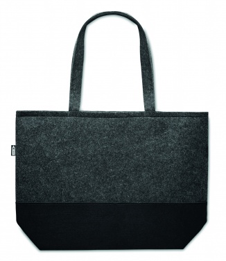 Logo trade promotional gift photo of: RPET felt shopping bag