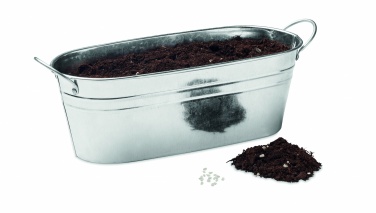 Logotrade promotional product image of: Zinc tub with 3 herbs seeds