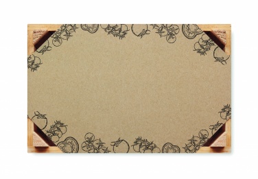 Logo trade corporate gifts picture of: Tomato kit in wooden crate