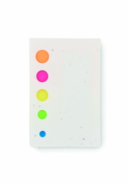 Logo trade promotional gift photo of: Seed paper page markers pad