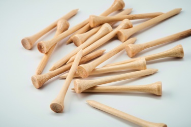 Logo trade promotional giveaway photo of: 20 bamboo golf tees set