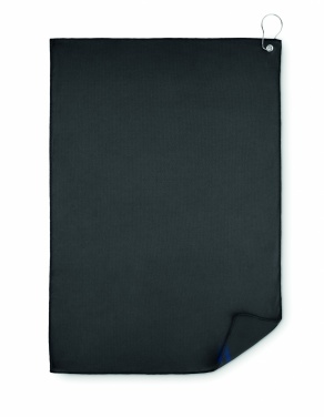Logotrade promotional merchandise photo of: RPET golf towel with hook clip
