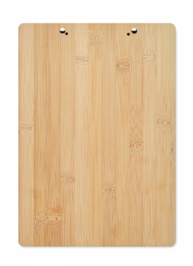 Logo trade promotional merchandise image of: A4 bamboo clipboard
