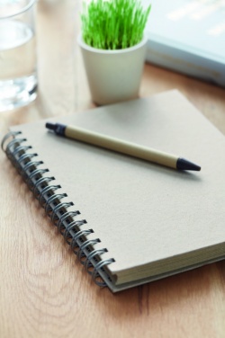 Logotrade business gifts photo of: A5 grass notebook 80 lined