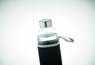 Logotrade corporate gift image of: Glass bottle in pouch 750ml
