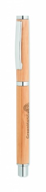 Logotrade promotional giveaway picture of: Bamboo gel pen