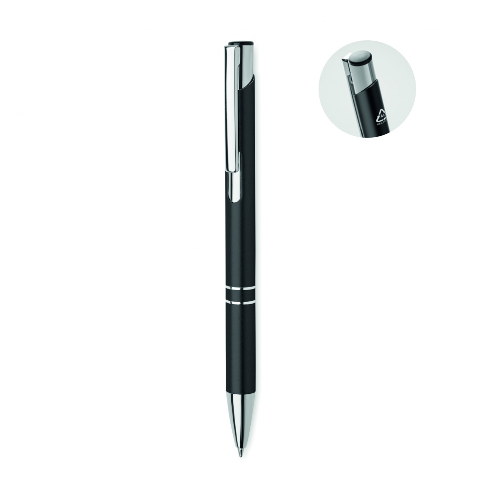 Logo trade corporate gifts image of: Recycled aluminium ball pen