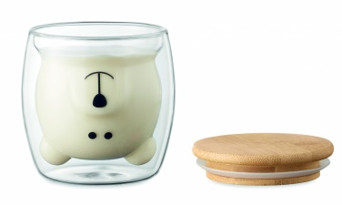 Logo trade advertising product photo of: Double wall borosilicate mug