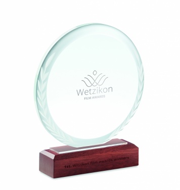 Logotrade corporate gift image of: Round award plaque