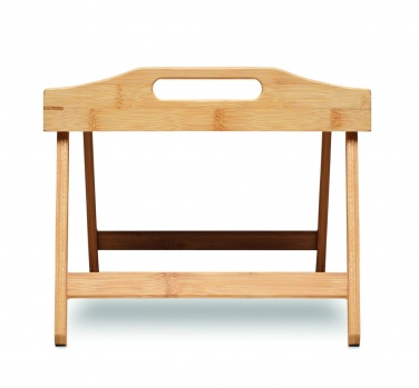 Logo trade corporate gifts image of: Foldable bamboo tray