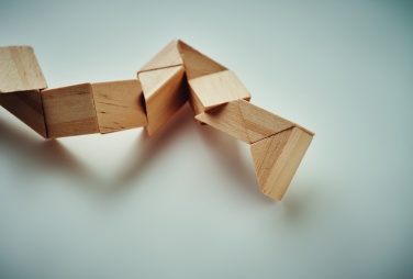 Logo trade promotional merchandise photo of: Wooden puzzle/brain teaser