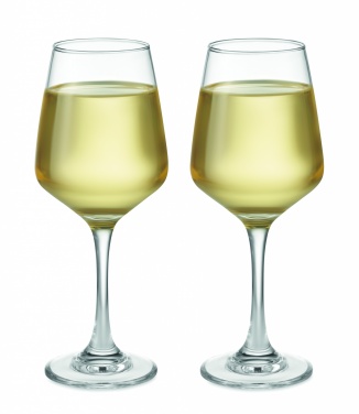 Logotrade advertising products photo of: Set of 2 wine glasses