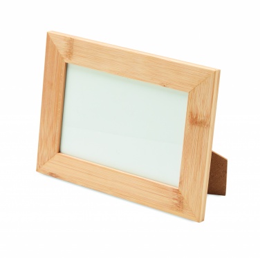 Logo trade promotional gifts image of: Bamboo photo frame