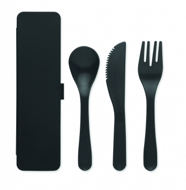 Logotrade promotional item image of: Cutlery set recycled PP