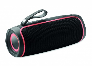 Logo trade advertising products image of: 2x5 LED Wireless speaker IPX4