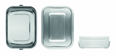 Logo trade business gifts image of: Stainless steel lunch box