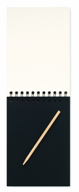 Logo trade business gift photo of: Scratching paper notebook