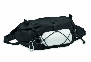 Logo trade promotional merchandise picture of: Waist bag in 600D RPET