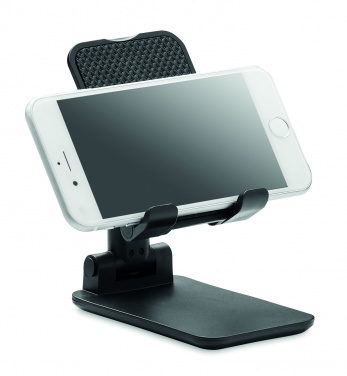 Logo trade promotional gifts image of: Foldable phone stand in ABS