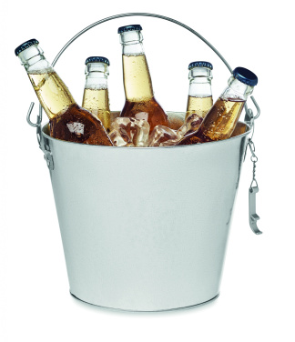 Logotrade promotional item image of: Metal beer bucket 4L