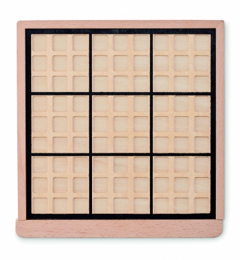 Logo trade promotional items image of: Wooden sudoku board game