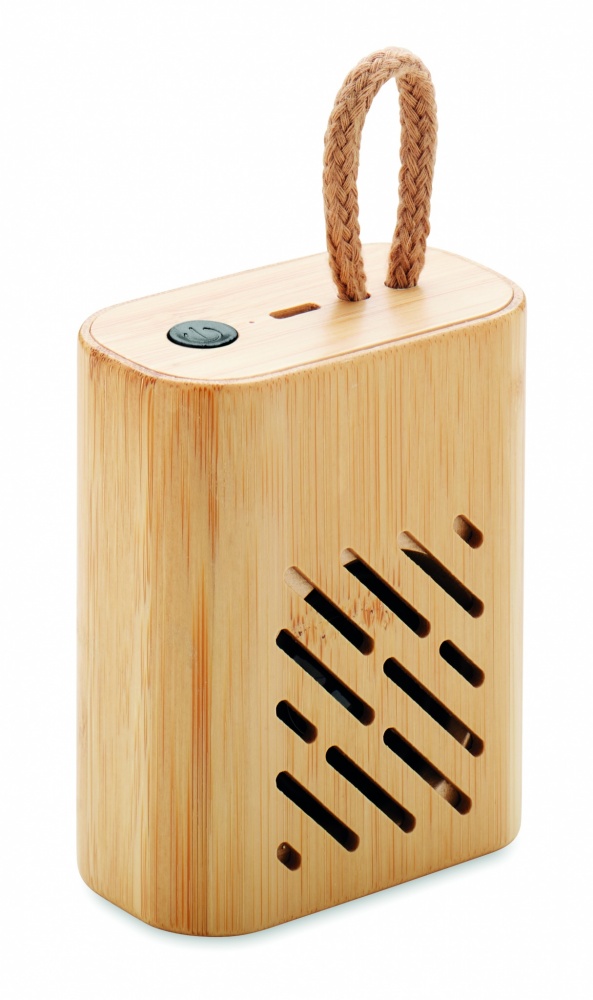 Logotrade promotional merchandise image of: 3W Bamboo wireless speaker