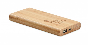 Logotrade advertising product picture of: 6000 mAh Bamboo power bank