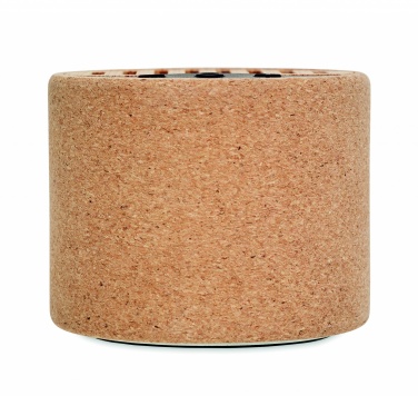 Logotrade promotional merchandise picture of: Round cork wireless speaker