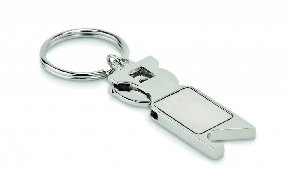 Logotrade promotional giveaway image of: Euro Token key ring Porvoo