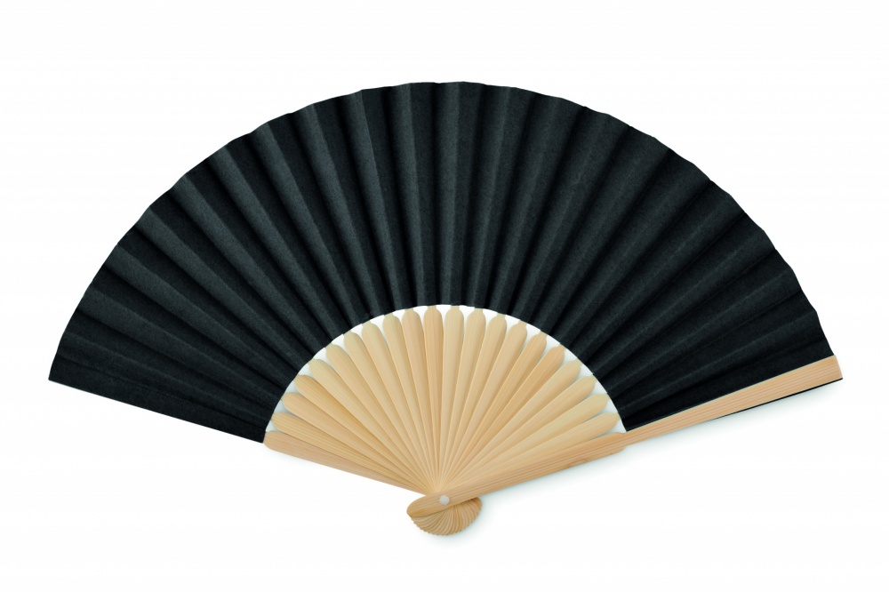 Logo trade promotional items image of: Manual hand fan