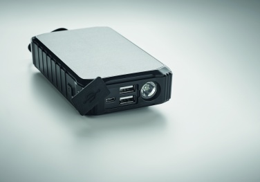 Logo trade corporate gift photo of: 8000 mAh solar dynamo charger