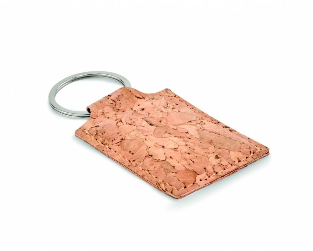 Logotrade advertising product picture of: Rectangular cork key ring Imatra