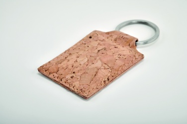 Logotrade advertising product picture of: Rectangular cork key ring Imatra