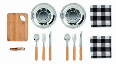 Logotrade advertising products photo of: Picnic 2 person set in pouch