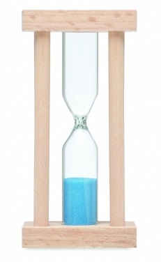 Logo trade promotional giveaway photo of: Wooden sand timer 3 minutes
