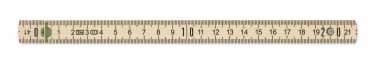 Logotrade promotional gift image of: Carpenter ruler in wood 2m